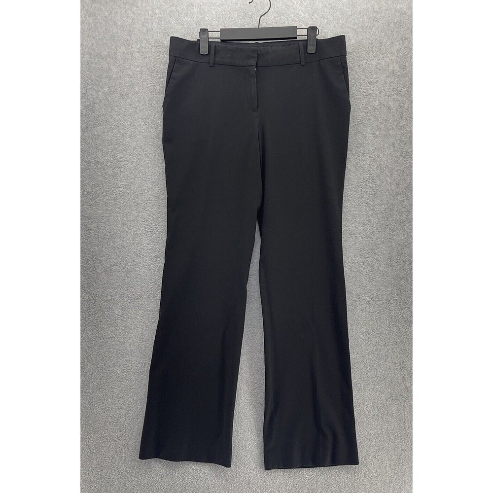 Ann Taylor Women's Pants Size 8 Solid Black Bootcut